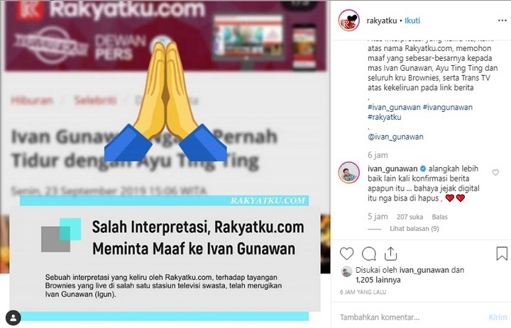 Ivan Gunawan Dituding Tidur Bareng Ayu Ting Ting