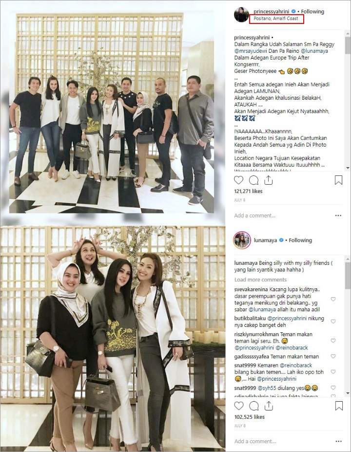 Foto Geng Luna Maya