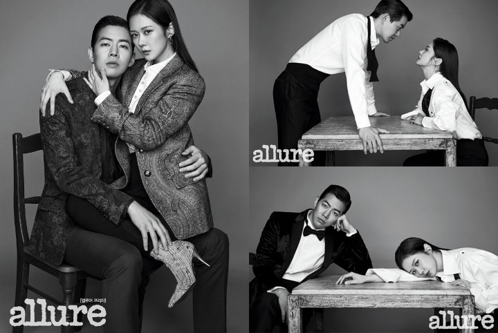 Lee Sang Yoon - Jang Nara Super Mesra di Pemotretan Majalah