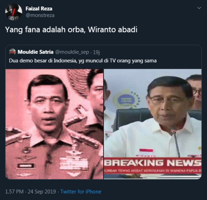 Wajah Mulus Wiranto Curi Perhatian