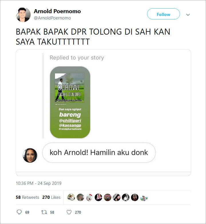 Chef Arnold Ingin Segera Sahkan RUU KUHP