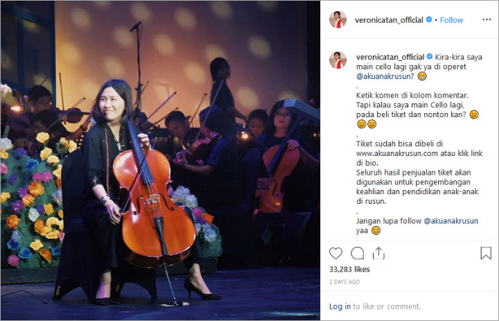 Veronica Tan Kegiatan Sosial