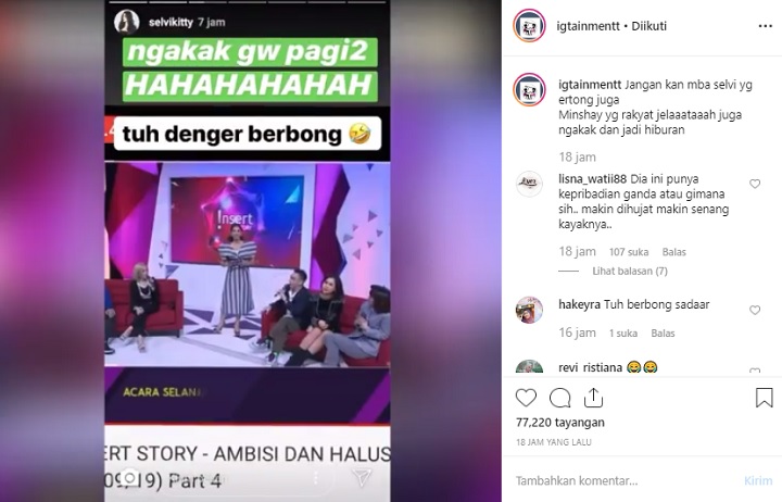 Selvi Kitty Berbong