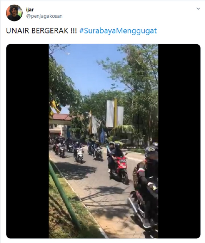 Aksi Siap Digelar, Peserta #SurabayaMenggugat Mulai ke Titik Kumpul