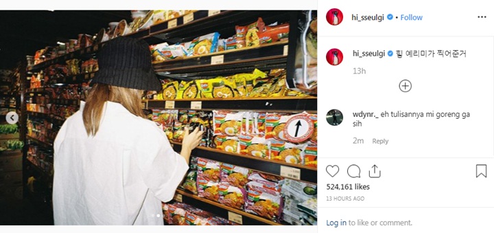 Seulgi Posting Foto Belanja Di Minimarket, Netizen Indonesia Salfok Gara-Gara Ini