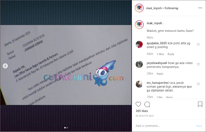 Bebby Fey Beberkan Bukti, Atta Halilintar Tolak Tuduhan Lewat Jawaban Somasi