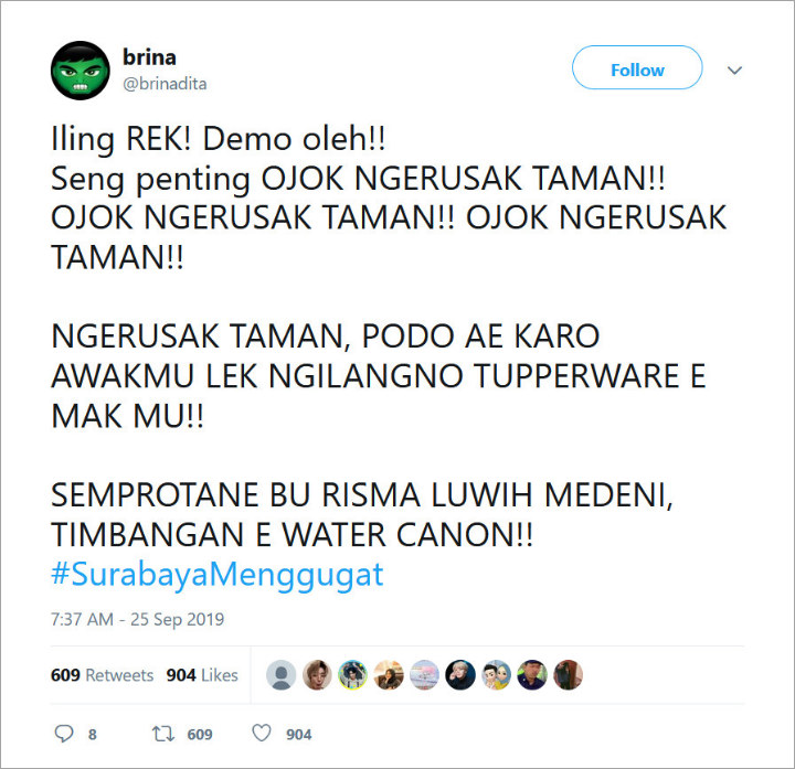 Demo Surabaya Cenderung Kondusif, Diduga Ini Alasannya