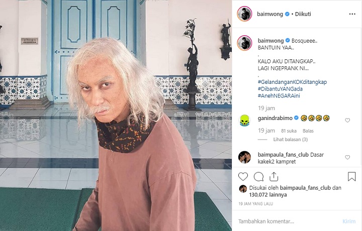 Baim Wong Gelandangan