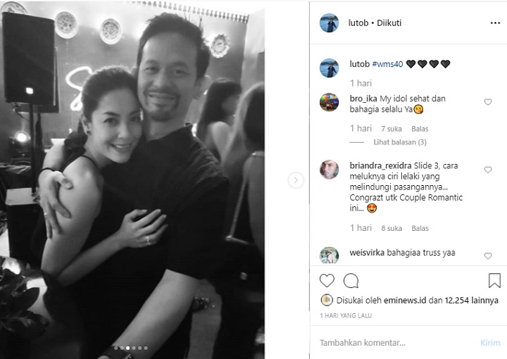 Lulu Tobing Bareng Suami Banjir Pujian Semoga Langgeng