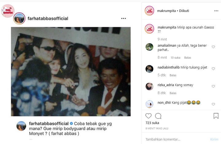 Frahmat Abbas Samakan Hotman Seperti Monyet