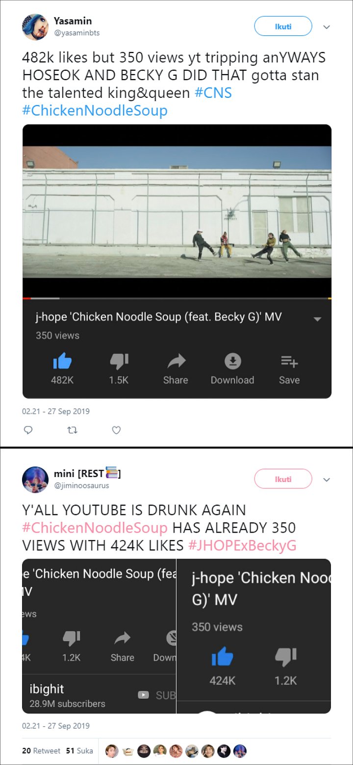 Lagu Kolaborasi J-Hope dan Becky G Rilis Sampai Jadi Trending, Fans Bingung Lihat Viewers MV
