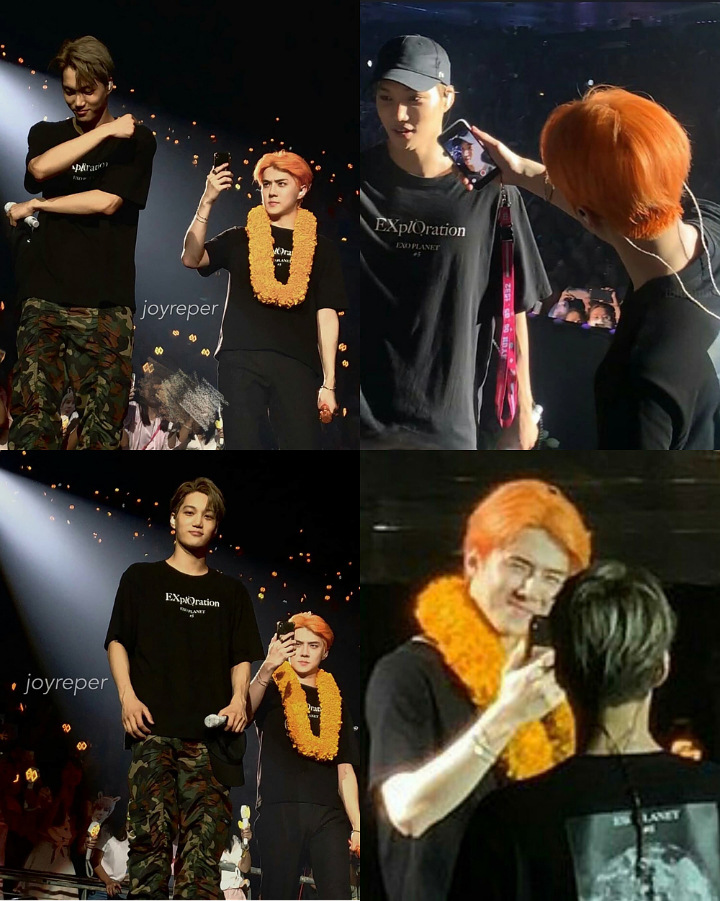 \'Fansite\' Kai EXO Ini Selain Ganteng Juga Beruntung Bisa Baik ke Panggung
