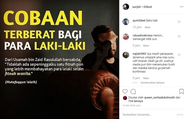 Istri sunnu Eks Matta Band sindir Umi Pipik?