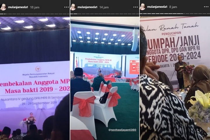 Mulan Jameela Abadikan Momen Pembekalan DPR
