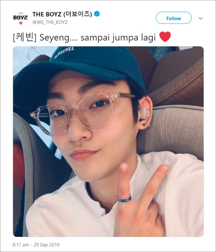 Kevin The Boyz Posting Foto Penggemar Heboh