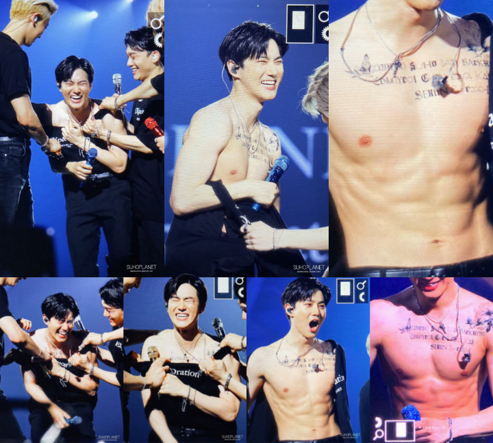 EXO Brutal di Panggung, Ramai-Ramai Robek Baju Suho