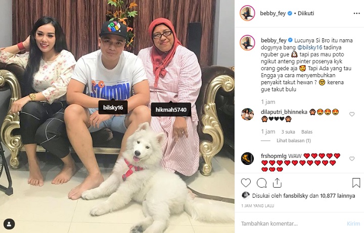 Bebbt fey curhat takut bulu
