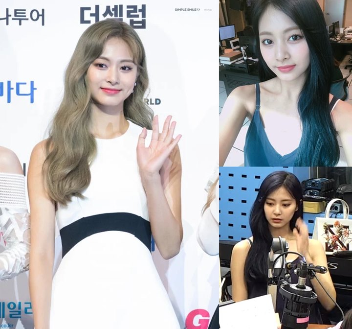 Kecantikan Tzuyu Twice dengan Warna Rambut Baru Kejutkan Fans