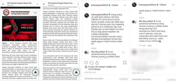 Reaksi Hotman Paris Ditegur KPI