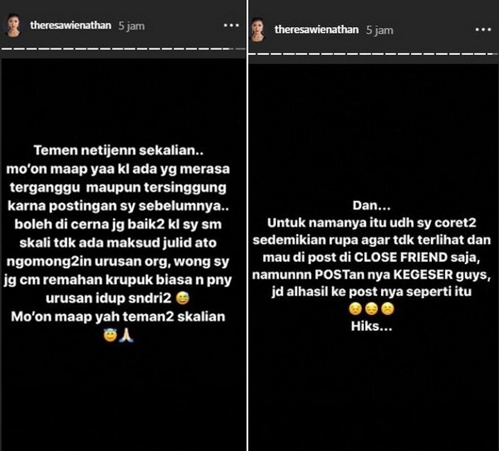 Asisten Nia Ramadhani Bela Diri dan Minta Maaf