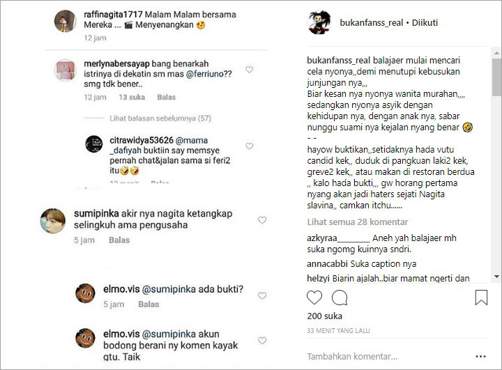 Haters Tuduh Nagita Selingkuh