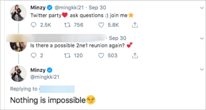 Ditanya Soal Reuni 2NE1, Jawaban Minzy Ini Bikin Fans Super Girang