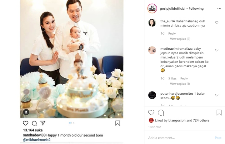 Pesta Ulang Bulan Anak Sandra Dewi