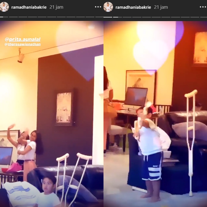 Anak Nia Ramadhani Mainan Kruk