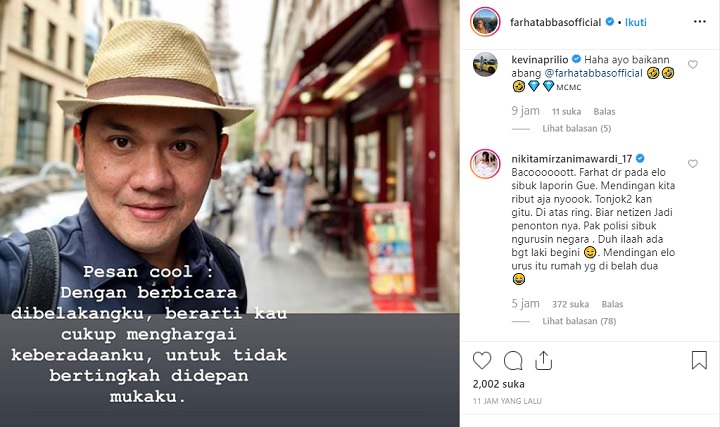 Komentar Nikita Mirzani