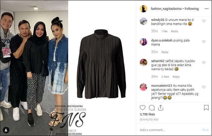 Pakai Mantel Jutaan Rupiah, Sepatu Ibunda Nagita Slavina Justru Lebih Disorot