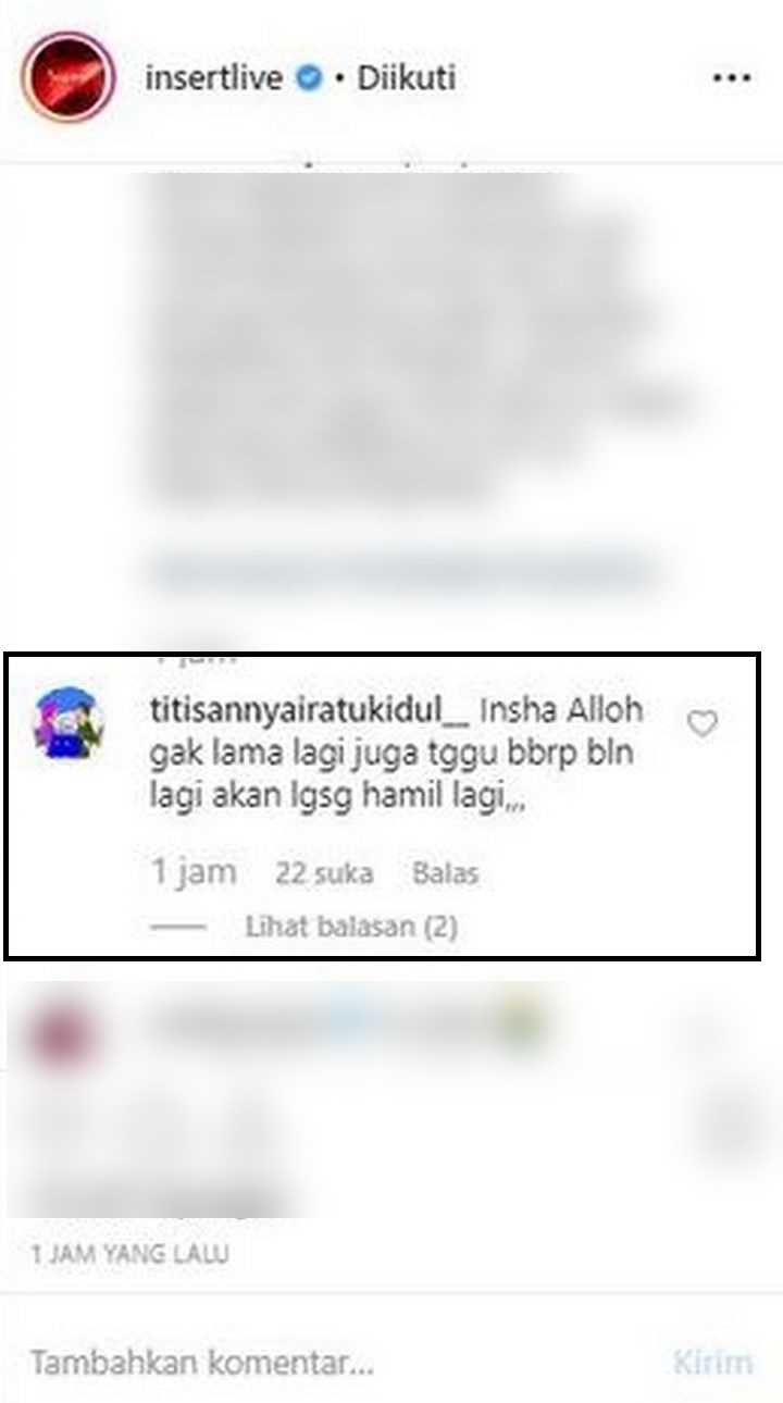 Ramalan Nyai Kidul Soal Irish Bella