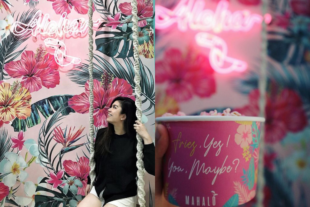 Mahalo Coffee & Happiness, Kafe dengan Desain Interior dan Makanan Berwarna Pink di Jakarta