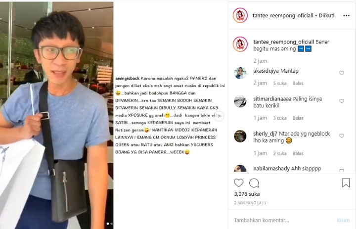 Aming Ngaku Ngaku Sindir Siapa