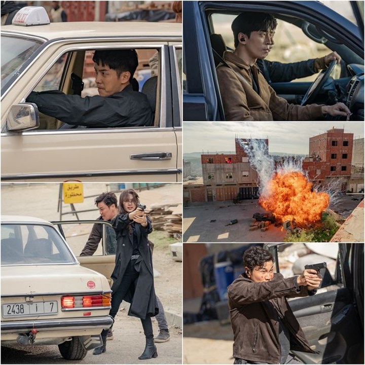 \'Vagabond\' Rilis Aksi Mendebarkan Suzy, Lee Seung Gi dan Shin Sung Rok di Moroko