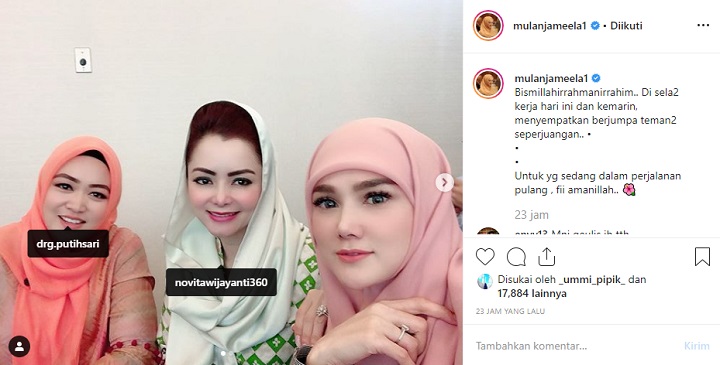 Mulan bersama anggota DRR dari Partai Gerindra