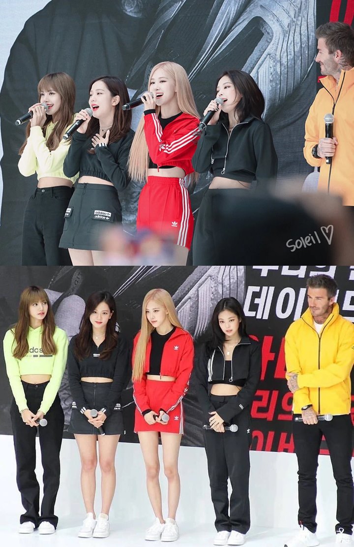 Gaya Sporty BLACKPINK Bareng David Beckham Tuai Pujian Meski Dihujat Karena Telat 1