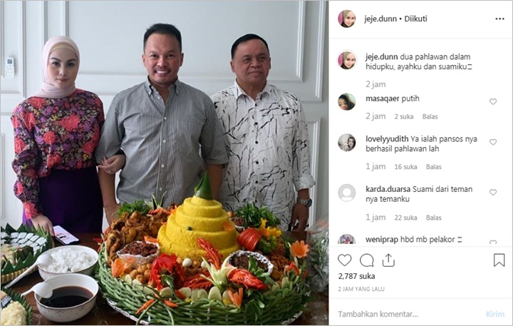 Jennifer Dunn Rayakan Ulang Tahun Bareng Faizal Harris, Sang Ayah Doakan Cepat Hamil