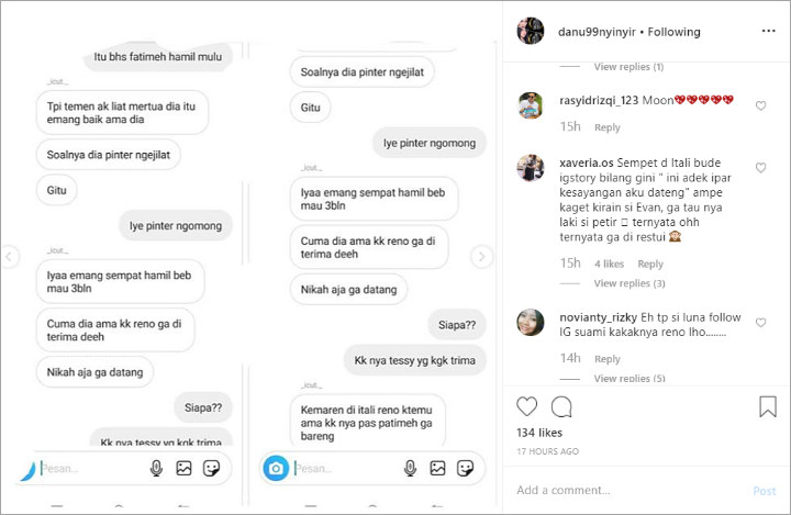 Gosip Syahrini vs Kakak Reino