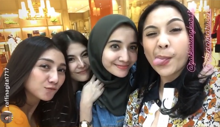 Nagita Melet Cantik