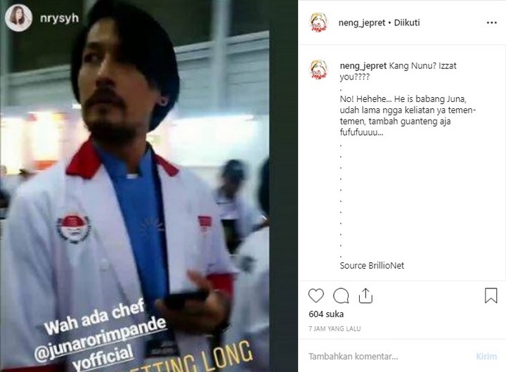 Chef Juna Tampil Brewokan ala Keanu Reeves, Ariel NOAH 