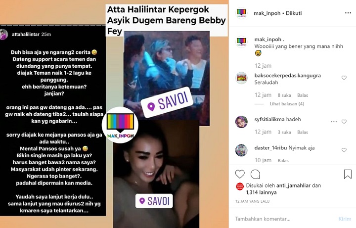Atta dan Bebby Fey