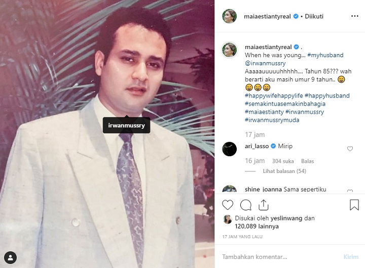 Irwan Mussry Saat Masih Muda