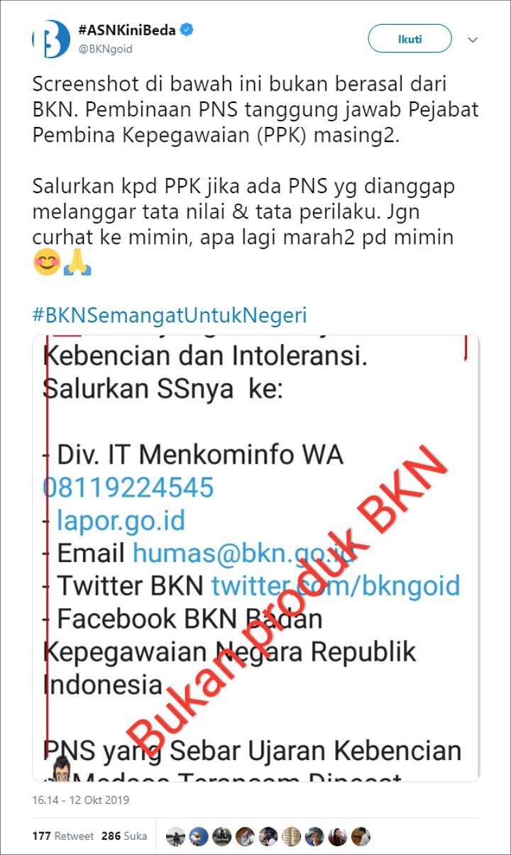 Klarifikasi BKN