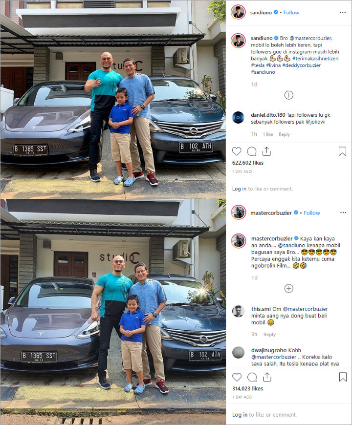Deddy Corbuzier Sandiaga Uno