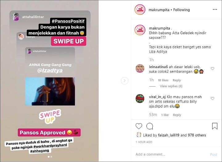 Usai Sindir Bebby Fey Pansos, Kini Atta Halilintar Dekat Dengan Liza Aditya?
