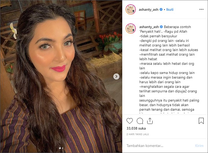 Sepuluh Penyakit Hati Ashanty
