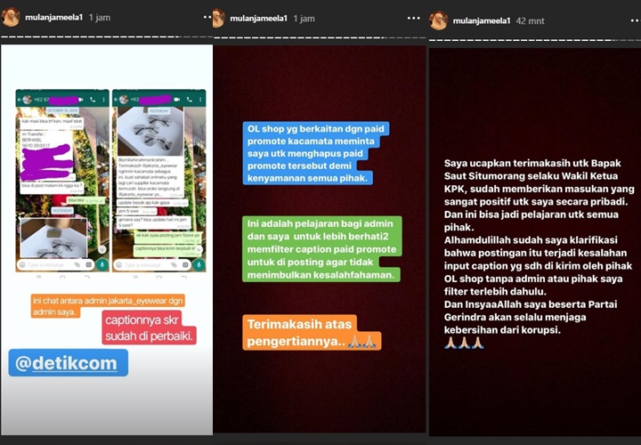 Klarifikasi Mulan Jameela