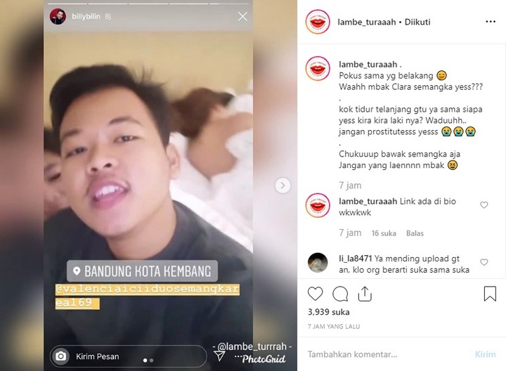 Clara Gopa Duo Semangka Ketahuan Tidur Bareng Cowok Usai Ngamuk Foto Syur Tersebar