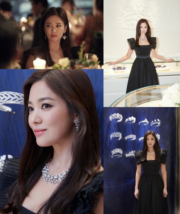 Berambut Panjang, Song Hye Kyo Cantik Bersinar Hadiri Acara Brand Perhiasan
