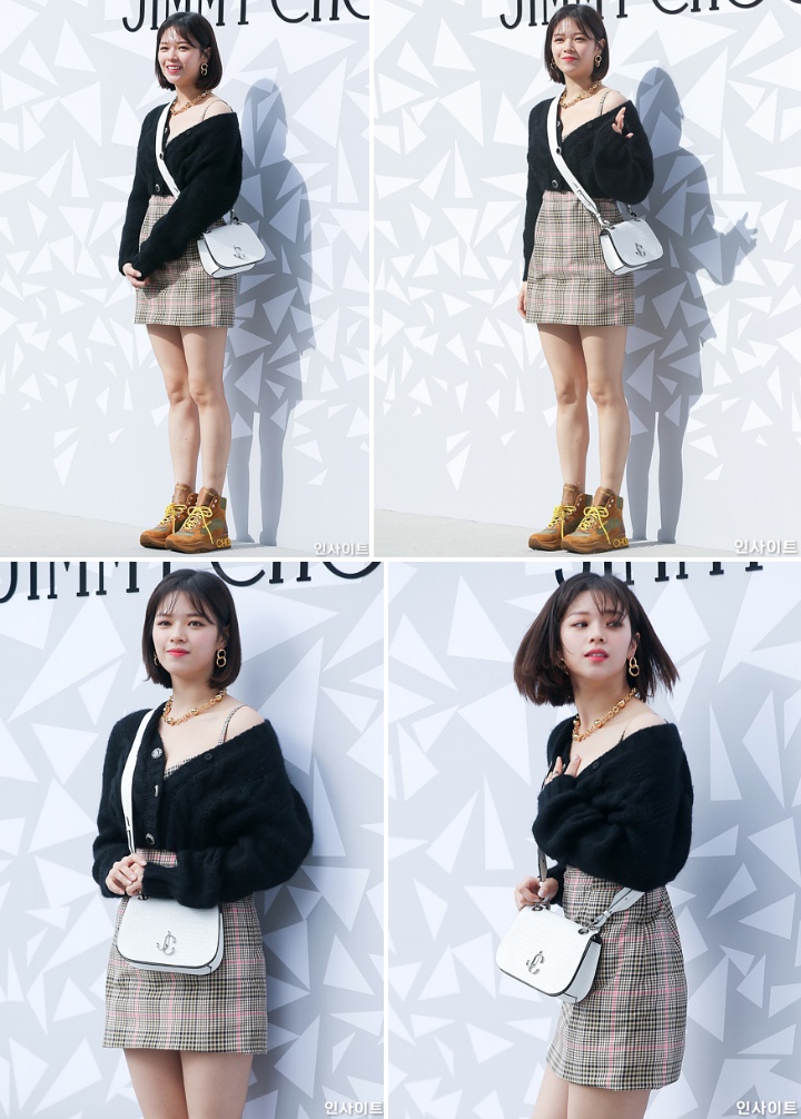 Jeongyeon Twice Modis Umbar Bahu di Event Terbaru